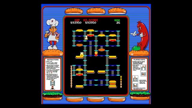 BurgerTime - New Pattern Late Game Type 3 смотреть онлайн