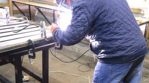 Калитка из профлиста своими руками, собираю каркас  Часть первая