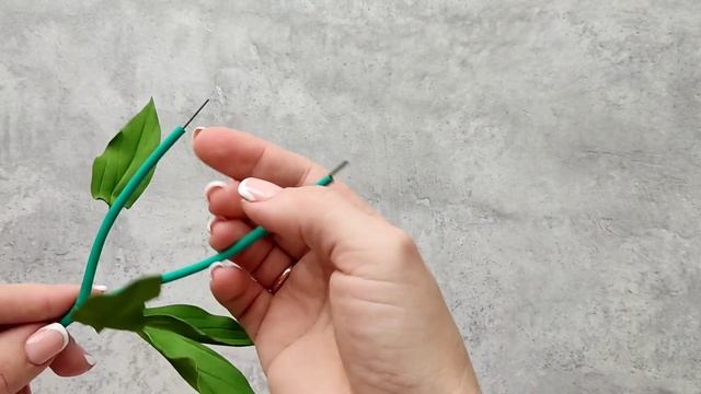 DIY Стебель для цветов из фоамирана. смотреть онлайн