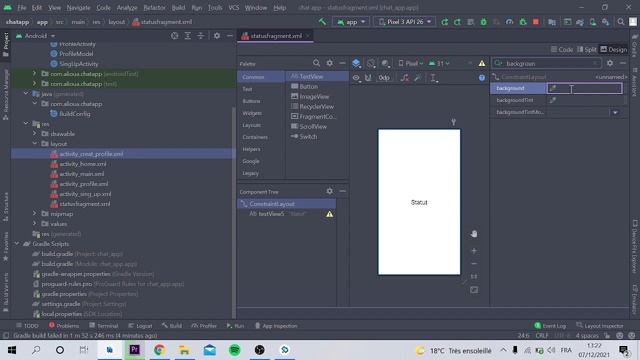 Chat app créer le profile d'utilisateur avec firebase Android studio java part 11| Davis смотреть онлайн