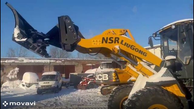 Отвал для погрузчиков и экскаватора погрузчика