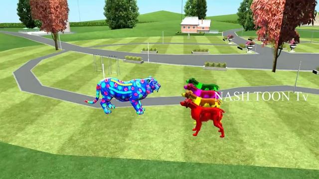 wild animals finger family song for kids | nursery rhymes,children,toddlers,Gorilla,NASH TOON Tv смотреть онлайн