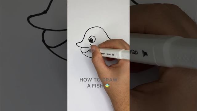 ? HOW TO DRAW A FISH (IN LESS THAN 15 SECONDS) смотреть онлайн