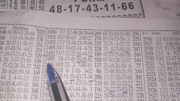 15-11-2023 Midweek lotto plan