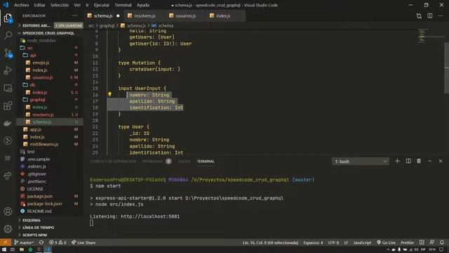 Implementando GraphQL en una API con Expressjs y MongoDB | Parte 2 смотреть онлайн