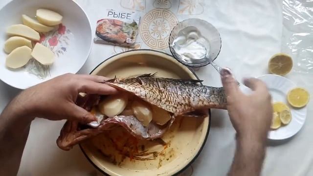 Рыба в духовке с помощью рукава смотреть онлайн