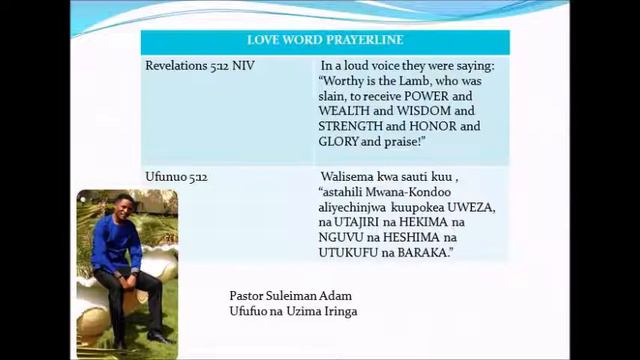 NGUZO YA CHUMVI 01302018 PASTOR SULEIMAN ADAM смотреть онлайн