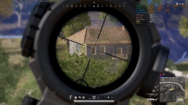 PUBG | RX 6600 8GB With I5 12400F | 1080p Only Texture Ultra | Latest AMD Driver 23.8.2 !