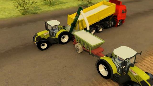 Arax mini, загрузка в разбрасыватели удобрений смотреть онлайн