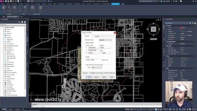 Adding SID File Aerial Photography With MAPIINSERT Command in Civil 3D 2023 смотреть онлайн