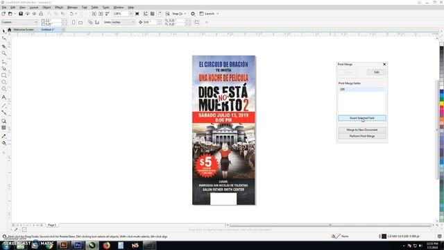 Como Numerar un Boleto CorelDRAW 2019 смотреть онлайн