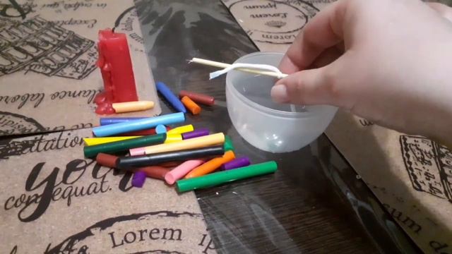 делаем свечу из восковых мелков смотреть онлайн