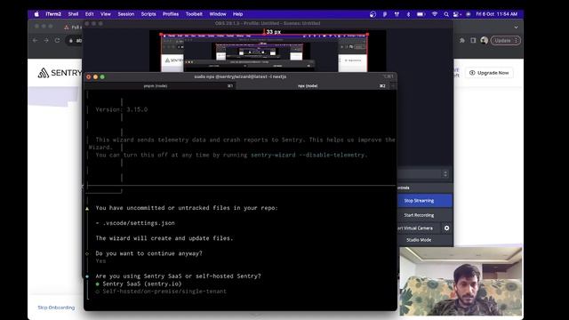 Adding sentry stream | Bookmark app | Building app using Next js, Typescript and Supabase смотреть онлайн