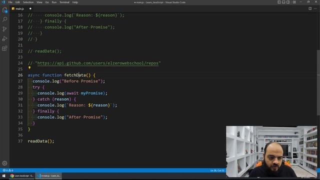 Learn JavaScript In Arabic 2021 - #187 - Try, Catch And Finally With Fetch смотреть онлайн