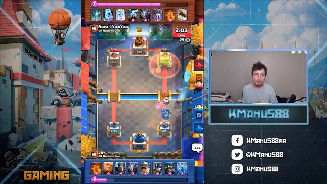 ¡¡SERGIO RAMOS Y YAO YAO: INESPERADOS FINALES EN CR NATIONS CUP!! | KManuS88 | Clash Royale смотреть онлайн