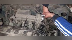 ПОДСОС ВОЗДУХА ДРОССЕЛЯ , toyota carina e / самодиагностика холостой ход