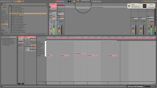 Ableton Live - Tutorial 07: Ritmos Mídi (Drum Rack - Impulse) смотреть онлайн