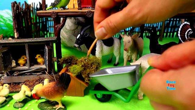 Fun Farm Barn Set and Animals For Kids смотреть онлайн