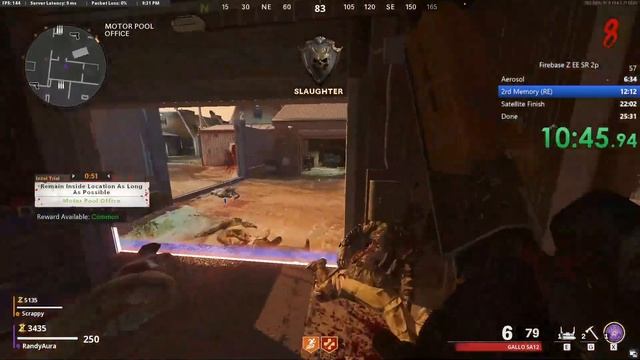 [CW Zombies] Firebase Z 2 Player Easter Egg Speedrun 21:01 смотреть онлайн