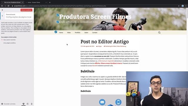 PERSONALIZAR TEMAS (Curso de WordPress - Aula 18) смотреть онлайн