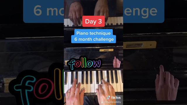 Day 3 of the TikTok piano technique challenge смотреть онлайн