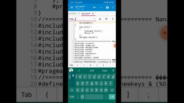 MEMBUAT GM KALIAN SENDIRI!! CARA MEMBUAT GAMEMODE SAMP DI ANDROID SENDIRI MUDAH