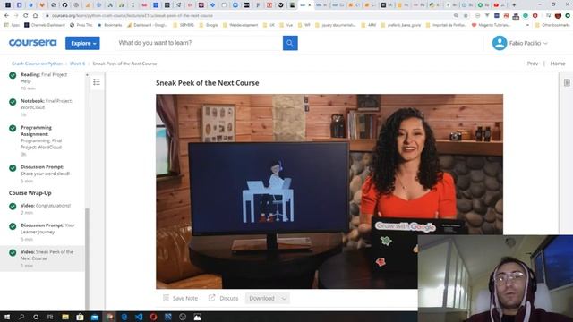 ? Learn Python with Google | Video Log - Week 3 | Real-World Challenge and the Word Cloud смотреть онлайн