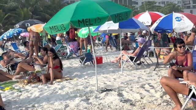 ?? Beautiful Day At Copacabana Beach Brazil  Beach Walk 4K?.mp4