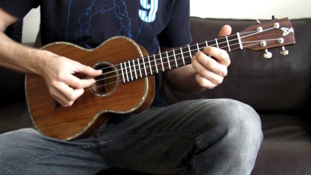 Ashbury AU-34T Tenor Ukulele - Solid Koa Wood смотреть онлайн