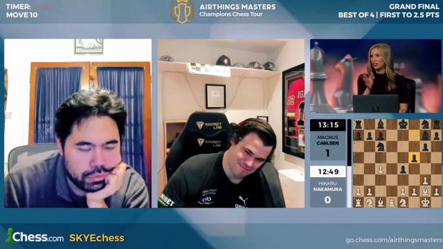 Magnus LAUGHING ALL GAME against GMHikaru смотреть онлайн