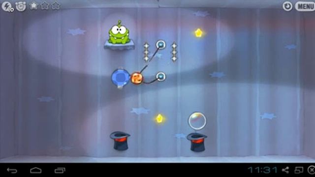 Cut the rope Season 1 Magic box Level 22 смотреть онлайн