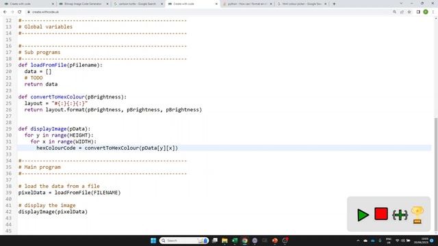 Turtle Graphics 3: Loading grayscale image from a file (S5 E3: live.withcode.uk) смотреть онлайн