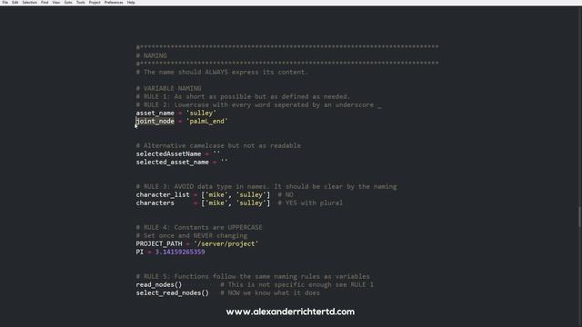 Basic Naming Rules for Scripting смотреть онлайн