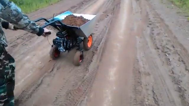 Самодельная самоходная тачка (Удмуртия) смотреть онлайн