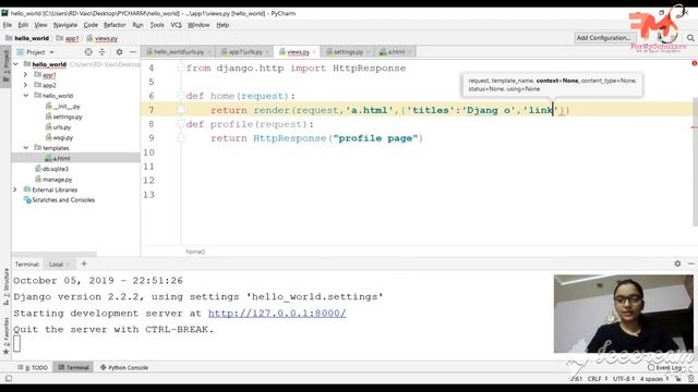 #6 Navigation Button on Website using Django | Navigator using Django | Hindi смотреть онлайн