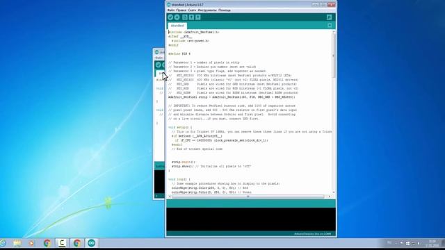 Cветодиодное кольцо RGB на Ws2812b NeoPixel, подключение к Arduino