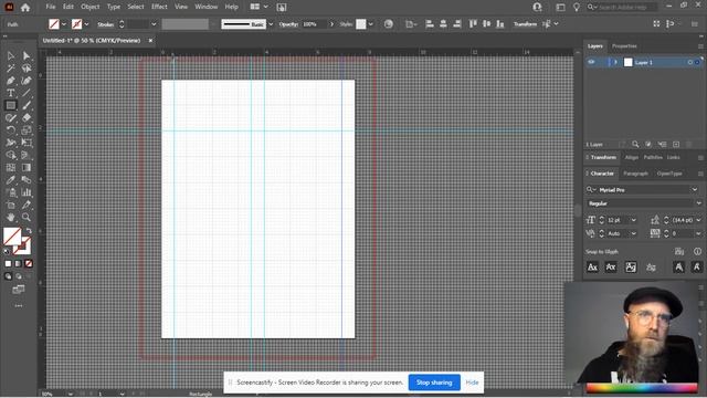 Adobe Illustrator: Rulers, guides and grids смотреть онлайн