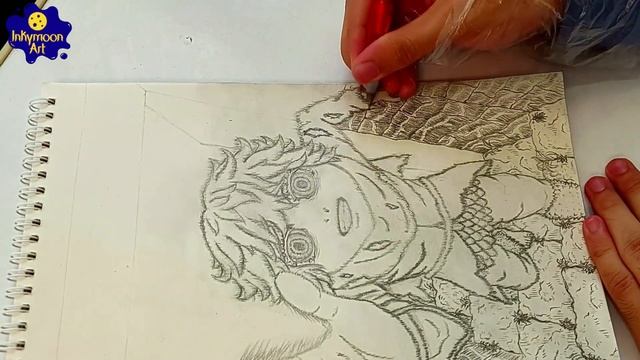 Drawing: The speed drawing of a original page manga | 漫画 смотреть онлайн