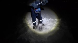 ЛОВИМ ОКУНЯ НОЧЬЮ. РЫБАЛКА В НАЧАЛЕ ФЕВРАЛЯ.