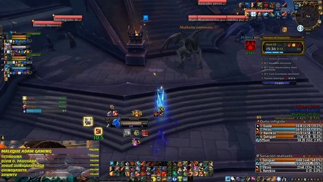 WoW Shadowlands 9.0.5 | Guerrero Furia | Salones de Expiación +20 | Tiránica | Temporada 1 смотреть онлайн