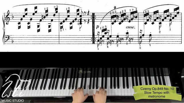 【Carl Czerny Op.849 】No.10 | 30 New Studies in Technique смотреть онлайн