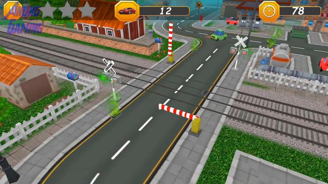 Railroad Crossing Train Simulator Speed Train Game - Level 2