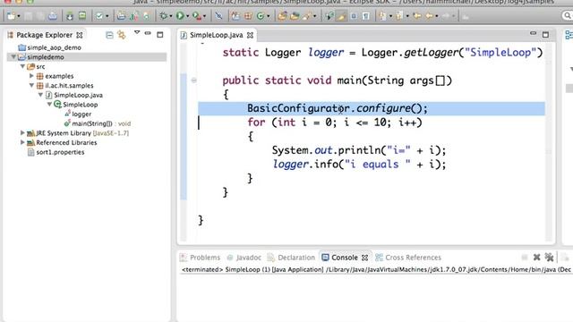 Basic Sample for Log4j смотреть онлайн