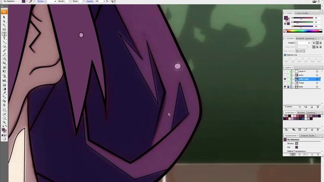How to vector anime with Illustrator CS3 (4 of 5) смотреть онлайн