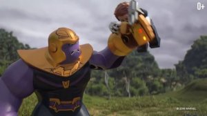 Атака Капитана Америка и Чёрной Пантеры - LEGO Marvel Super Heroes