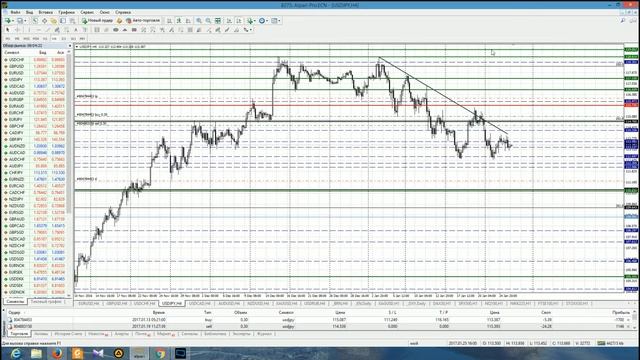 Анализ основных валютных пар за 26.01.17 Часть 1 смотреть онлайн