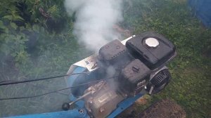 Мотор briggs&stratton задымил. Мотоблок Нева