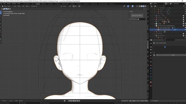 Tutorial Editing normals for shading anime blender 3 3 смотреть онлайн