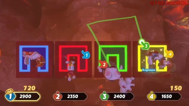 RABBIDS PARTY OF LEGENDS. Первый взгляд на кроликов без Марио. Обзор игры Nintendo Switch смотреть онлайн