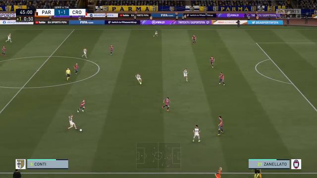 ⚽ Parma vs Crotone ⚽ | Serie A (24/04/2021) | Fifa 21 смотреть онлайн